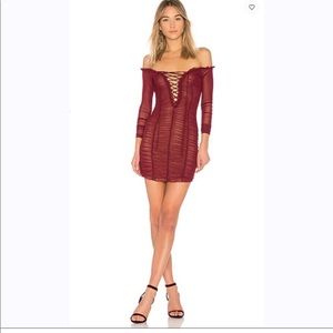 Majorelle Designer Maroon Dress - Revolve